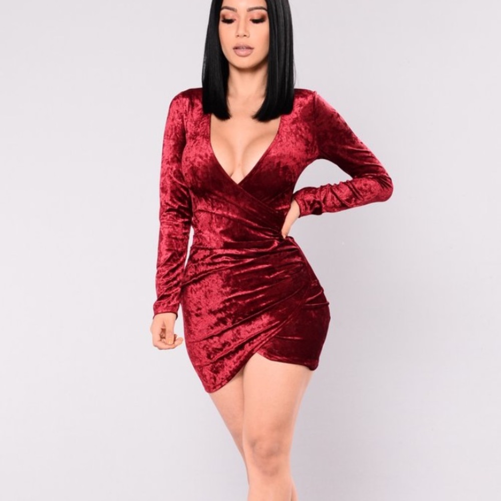 COPY - Red velvet dress